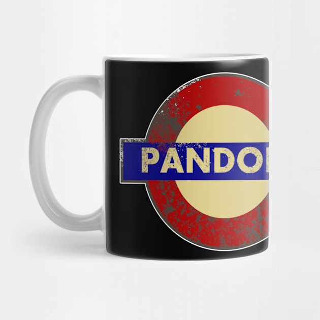 PANDORA METRO STATION SIGN by KARMADESIGNER T-SHIRT SHOP